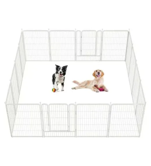 White Rollick Dog Playpen for All Terrain